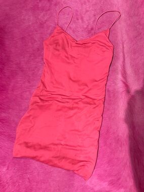 Rue21 Hot Pink Bodycon Mini Dress Size Medium